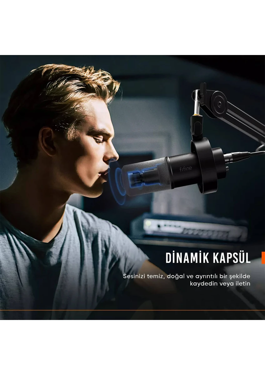 K688 USB - Xlr Dinamik Yayıncı Youtuber Bilgisayar Oyuncu Stüdyo Mikrofonu